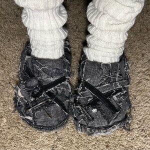 DENIM CLOGS